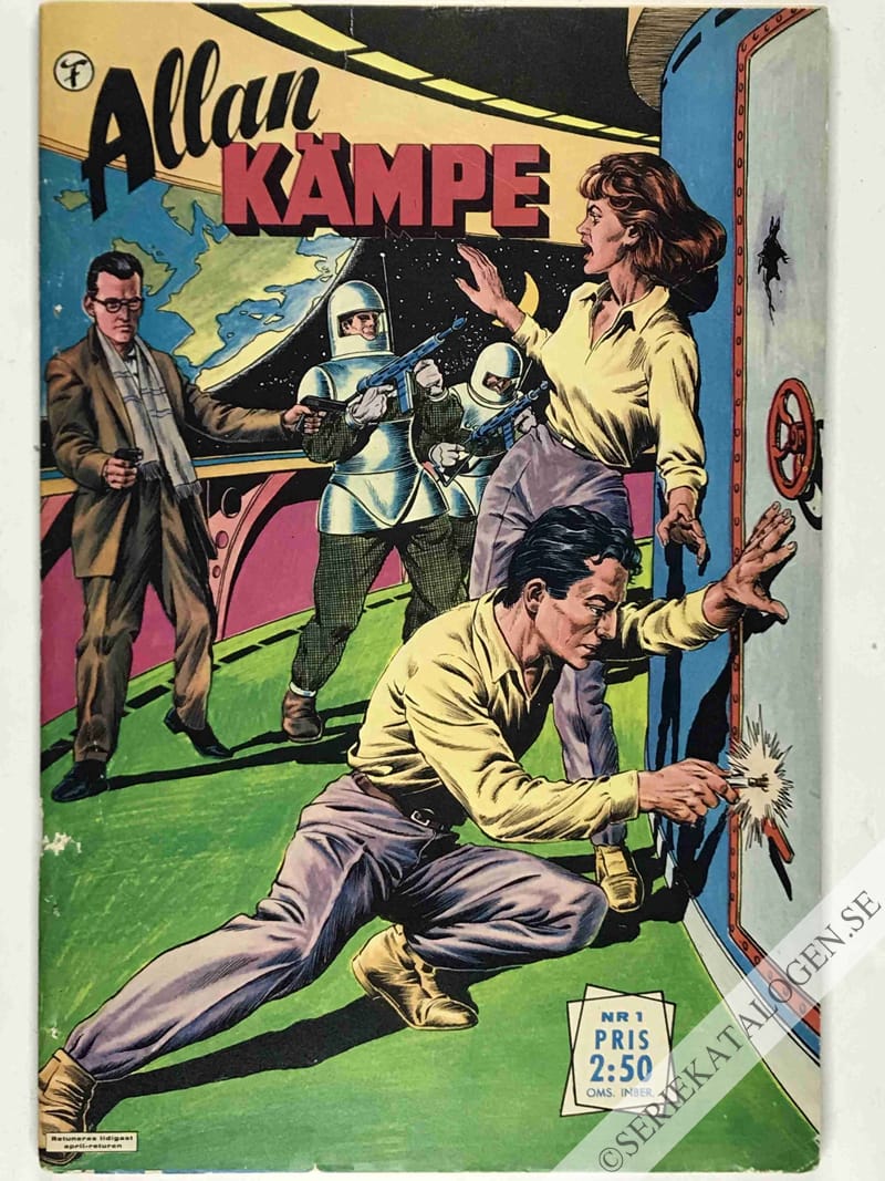 Framsida på Allan Kämpe #1 (1963)