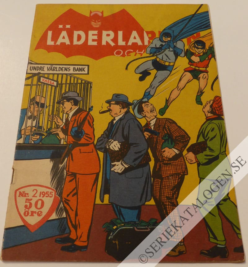 Framsida på Läderlappen och Robin #2 (1955)