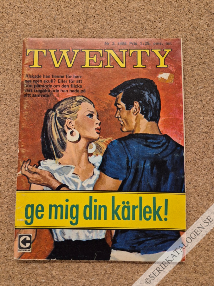 Framsida på Twenty #3 - Ge mig din kärlek (1968)