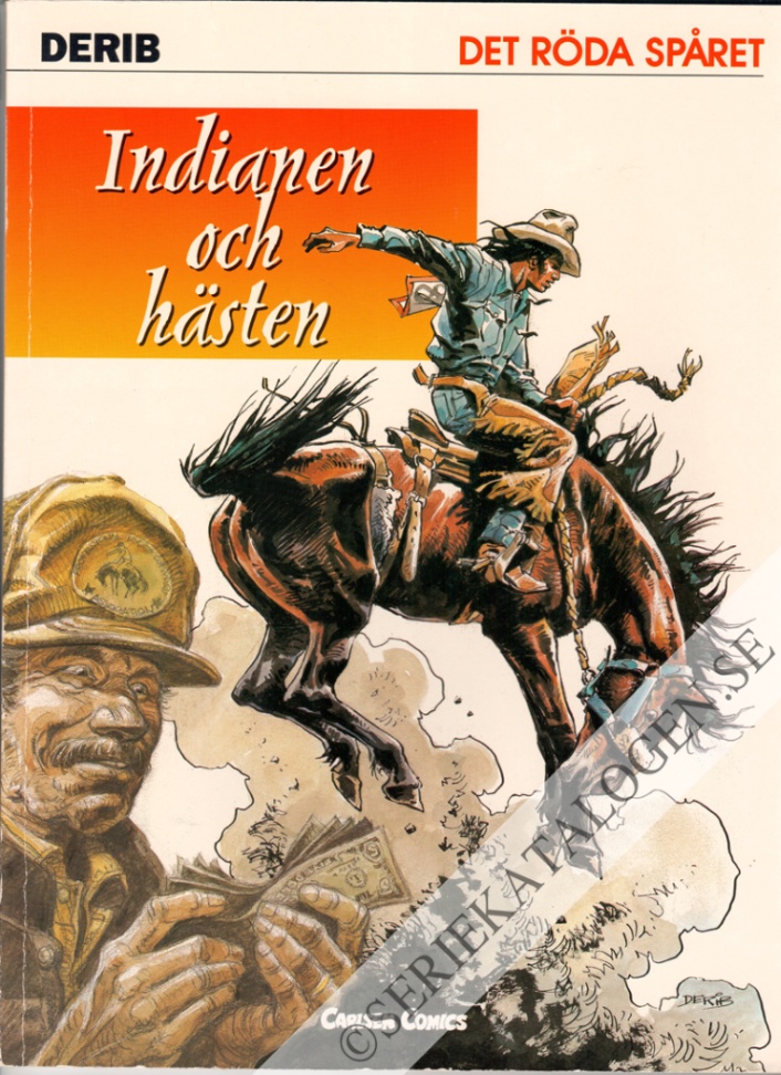 Framsida på Det röda spåret Indianen och hästen (1994)