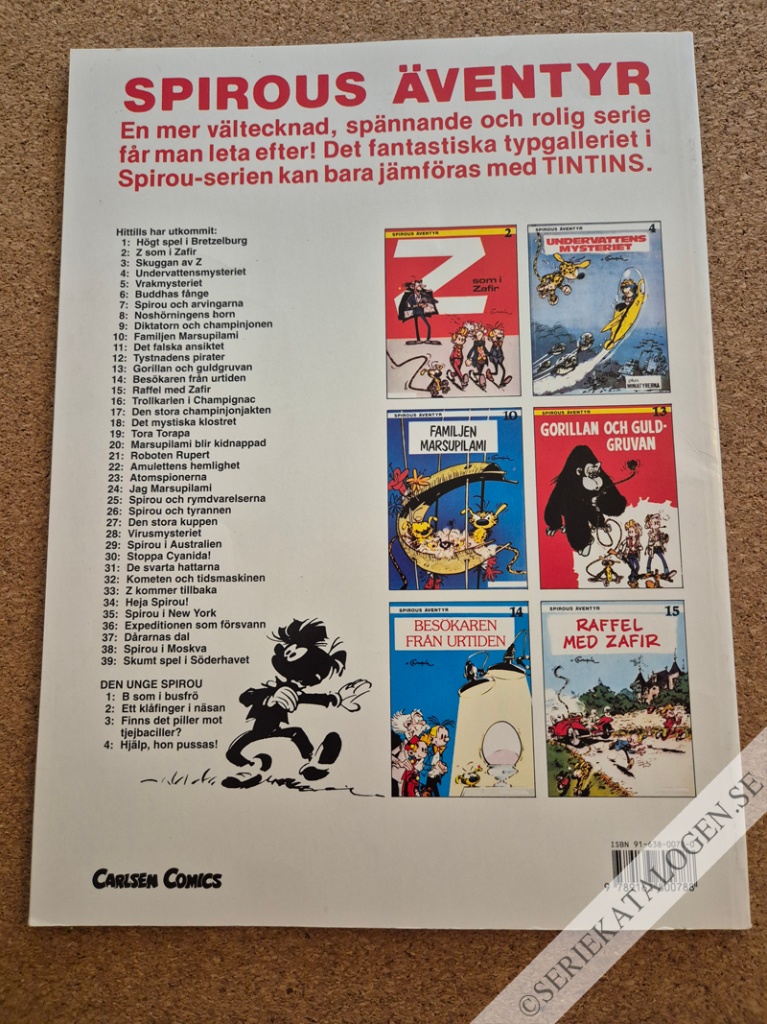 Baksida på Hjälp, hon pussas! (1994)