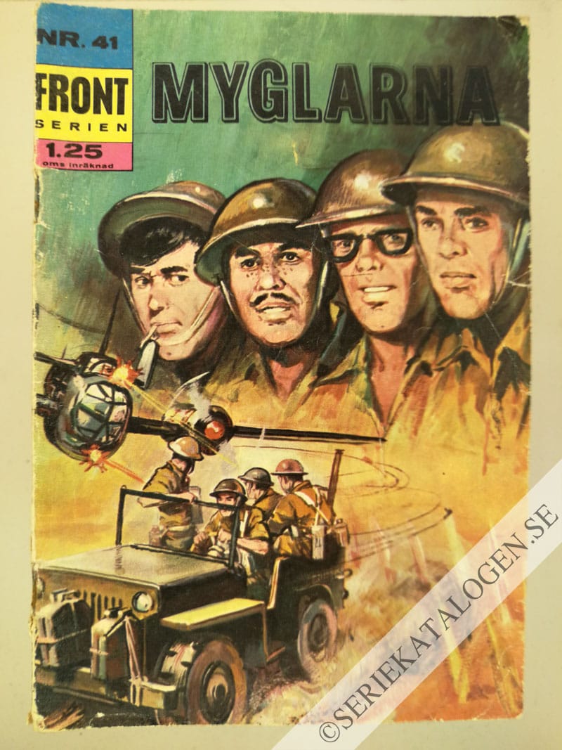 Framsida på Frontserien Myglarna (1968)