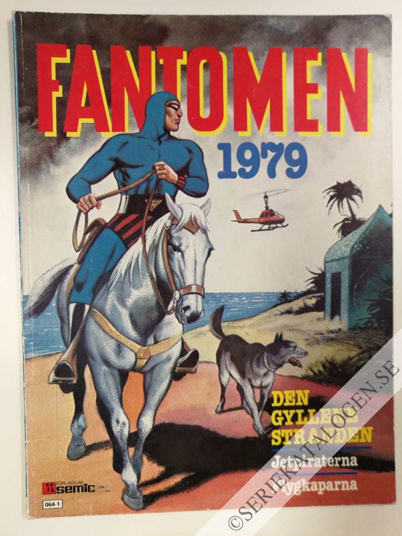 Framsida på Fantomen Den gyllene stranden (1978)