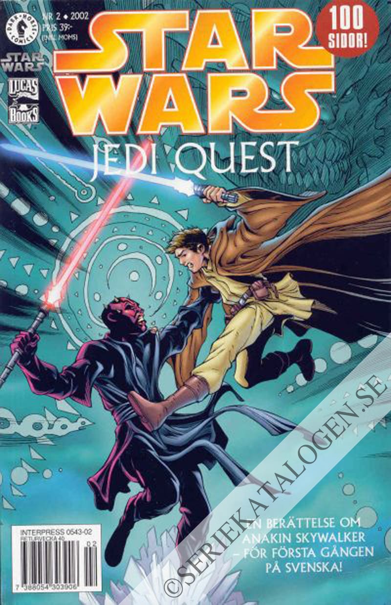 Framsida på Star Wars Jedi Quest (2002)