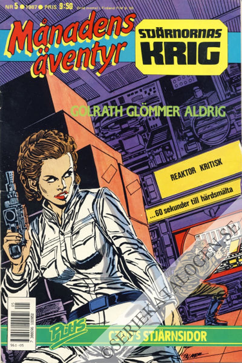 Framsida på Månadens äventyr #5 (1987)