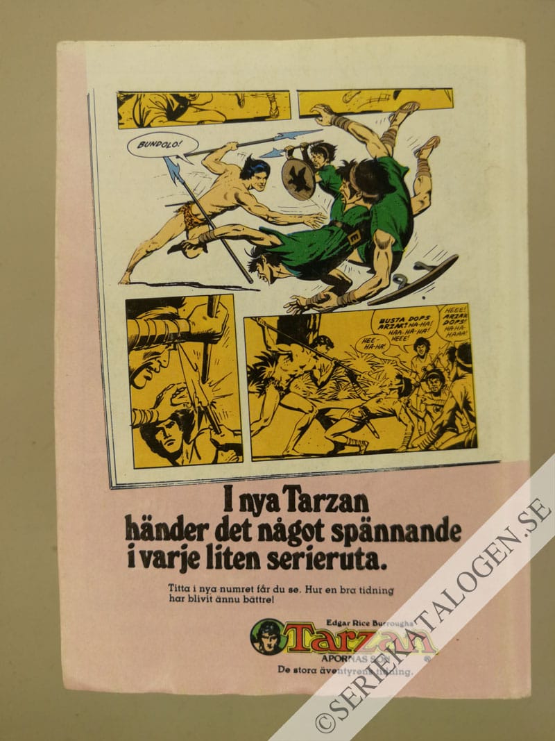 Baksida på Blodbad i Stilla Havet (1984)