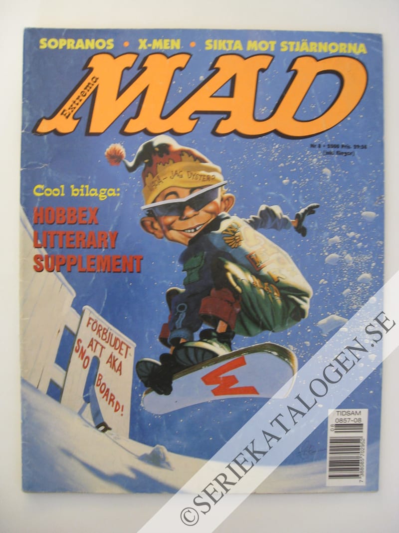 Framsida på Svenska MAD #8 (2000)