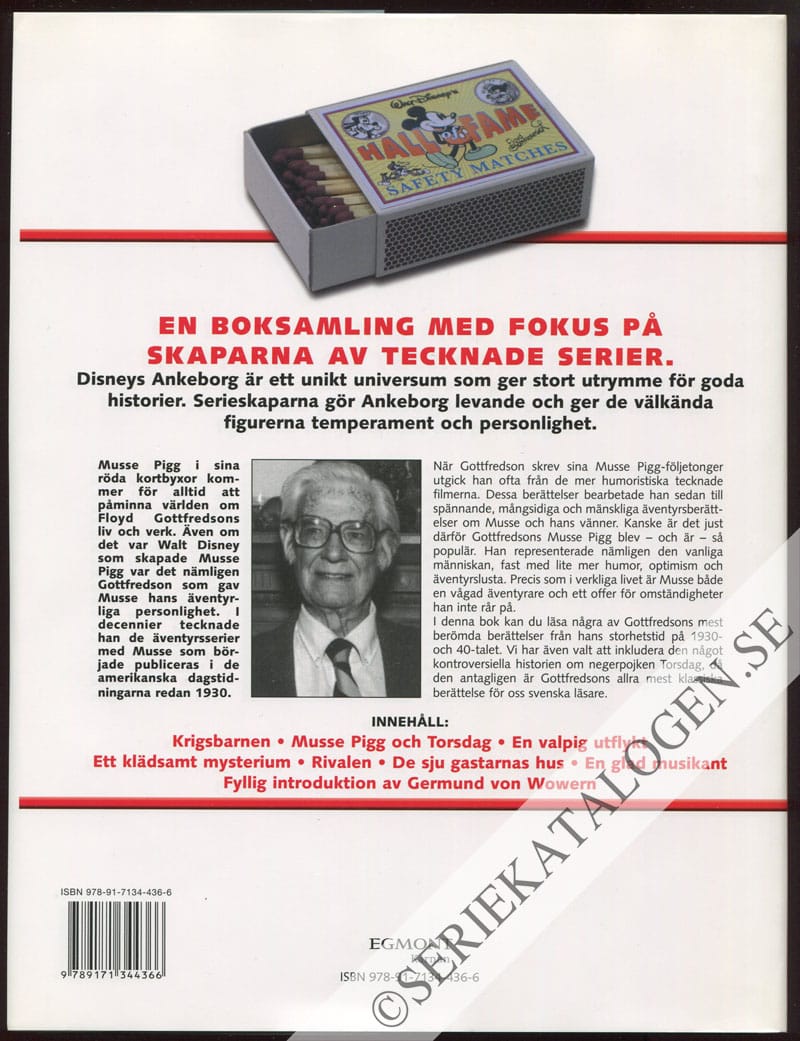 Baksida på Floyd Gottfredson (2007)