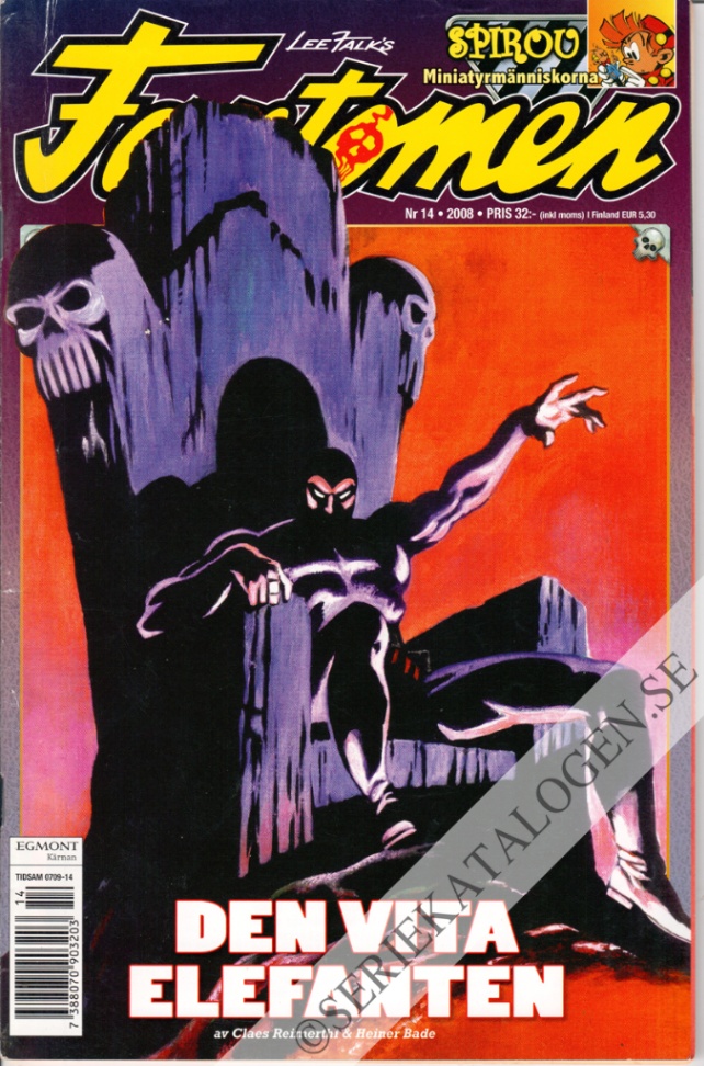 Framsida på Fantomen #14 (2008)