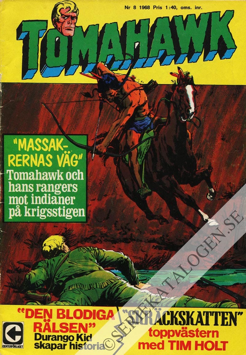 Framsida på Tomahawk #8 (1968)