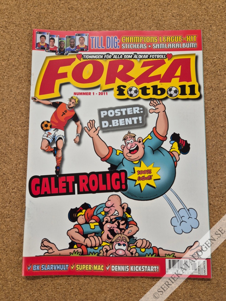 Framsida på Forza Fotboll #1 (2011)