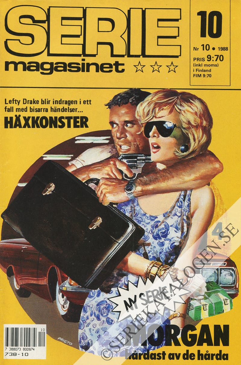 Framsida på Seriemagasinet #10 (1988)