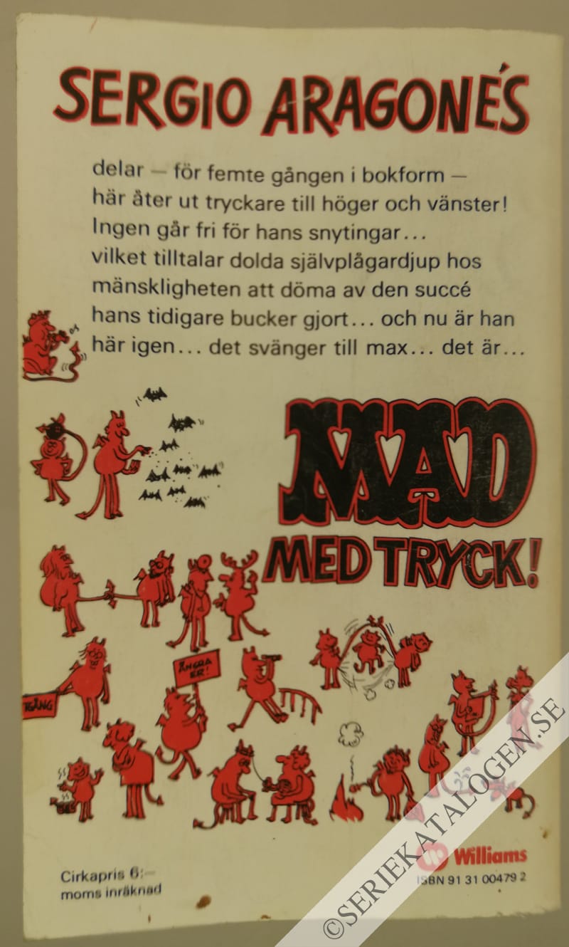 Baksida på MAD med tryck! (1975)