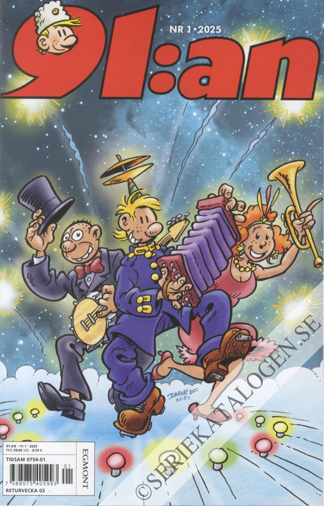 Framsida på 91:an #1 (2025)