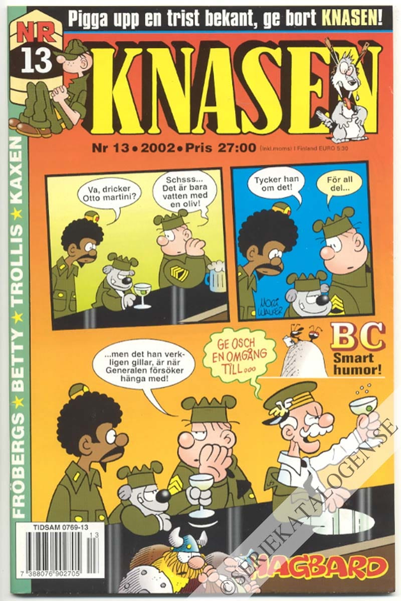 Framsida på Knasen #13 (2002)