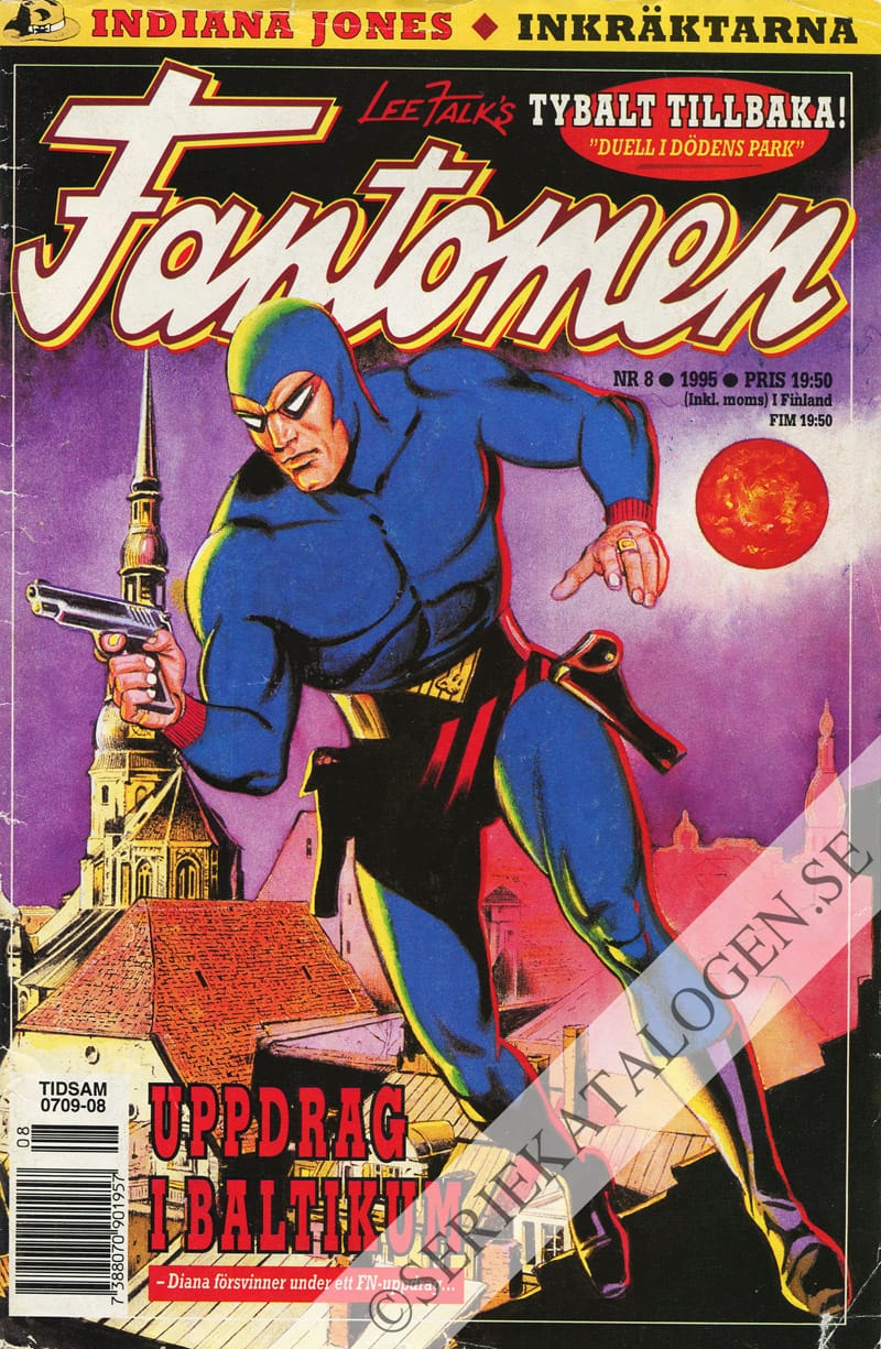 Framsida på Fantomen #8 (1995)