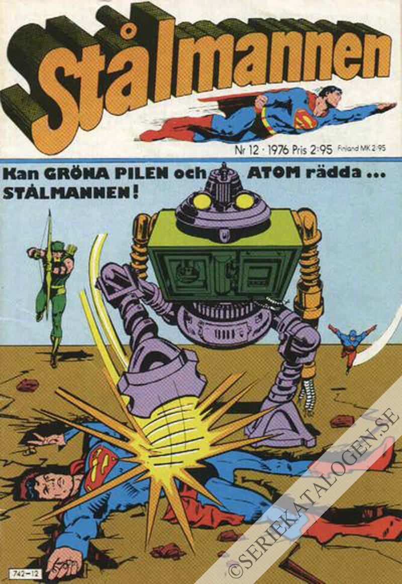 Framsida på Stålmannen #12 (1976)