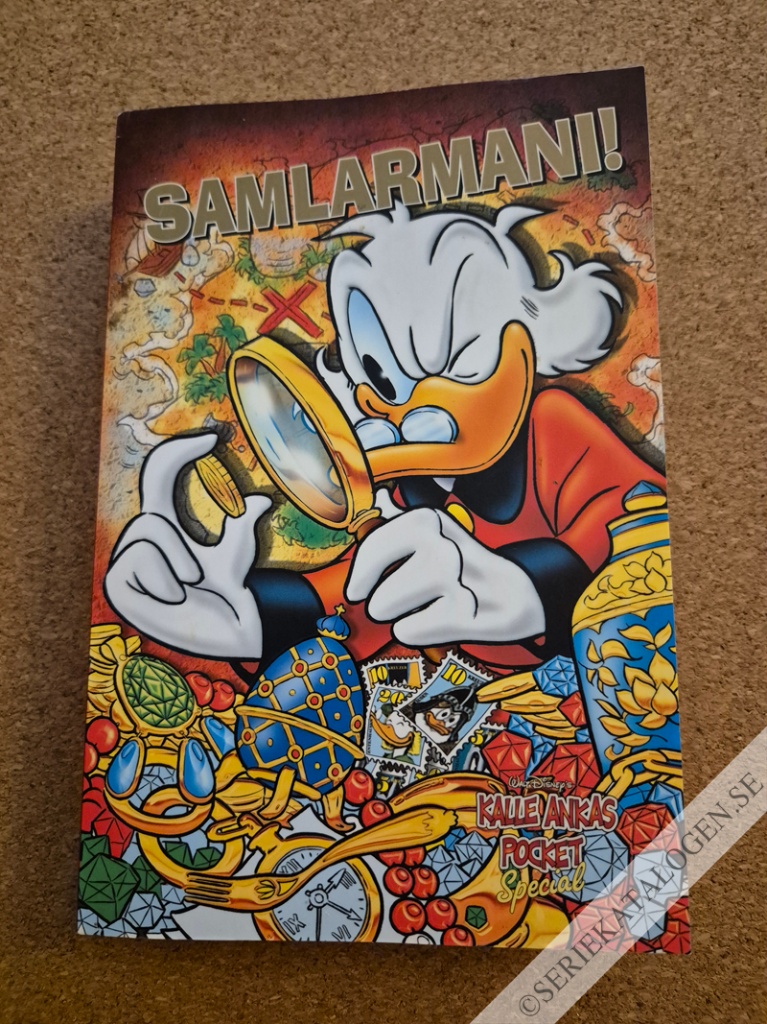 Framsida på Kalle Ankas pocket special Samlarmani (2015)
