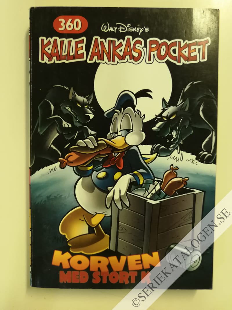 Framsida på Kalle Ankas pocket #360 - Korven med stort K (2009)