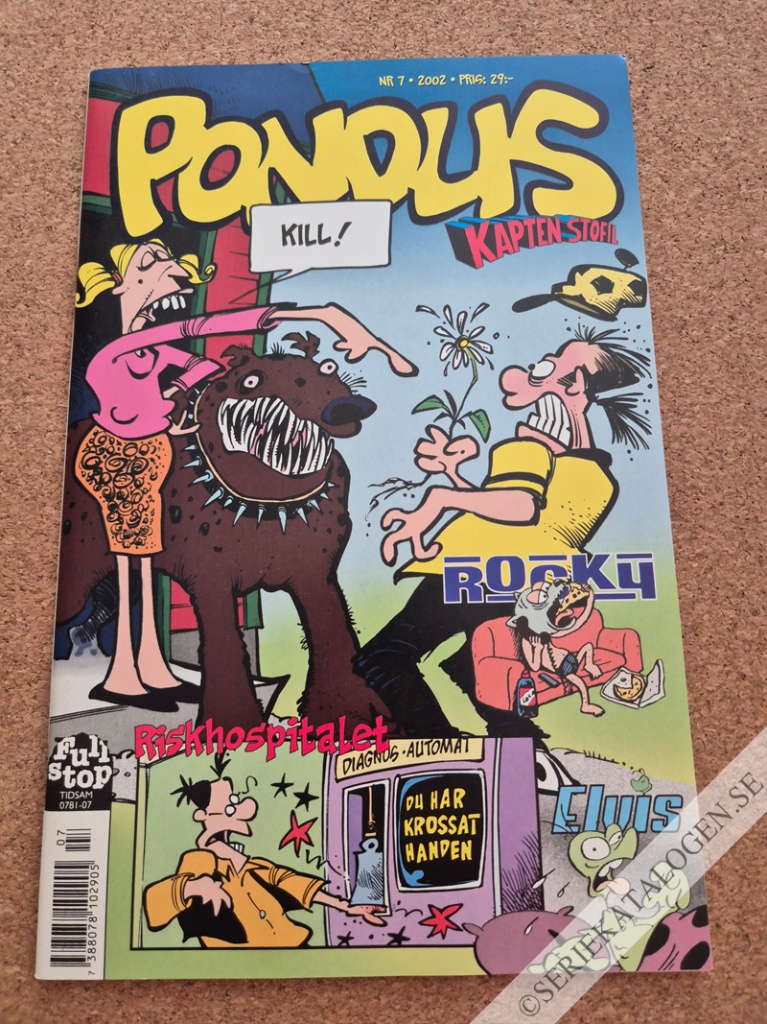 Framsida på Pondus #7 (2002)