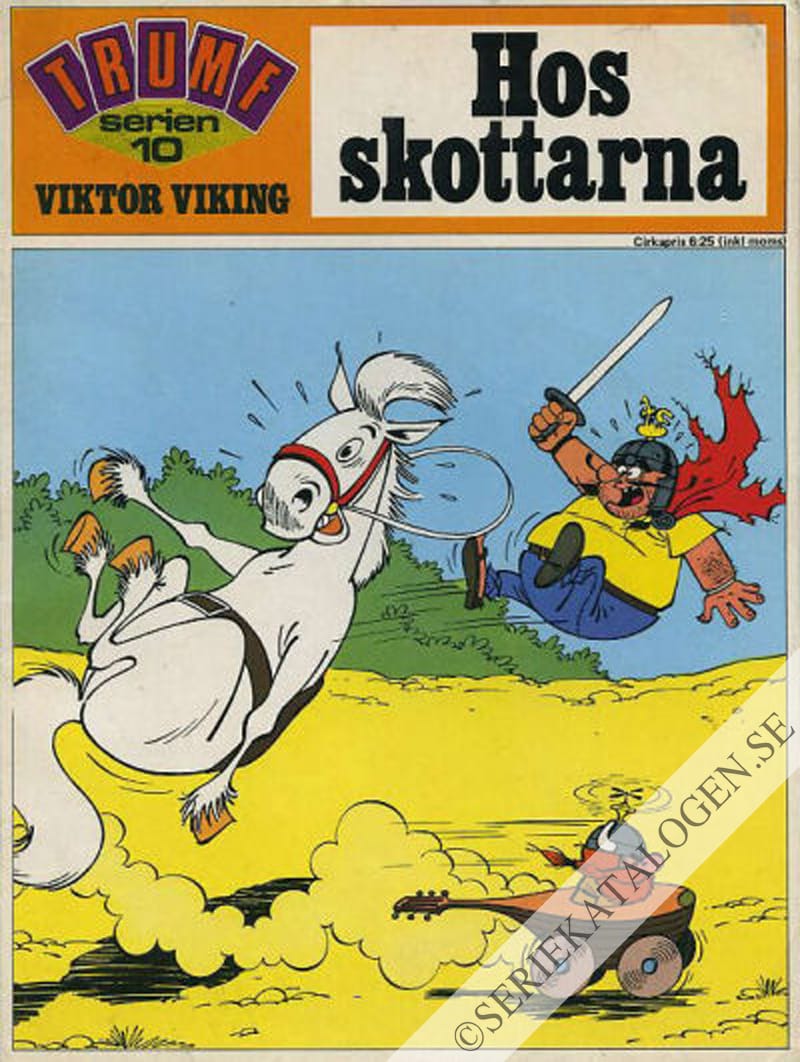 Framsida på Trumf-serien Viktor Viking - Hos skottarna (1972)