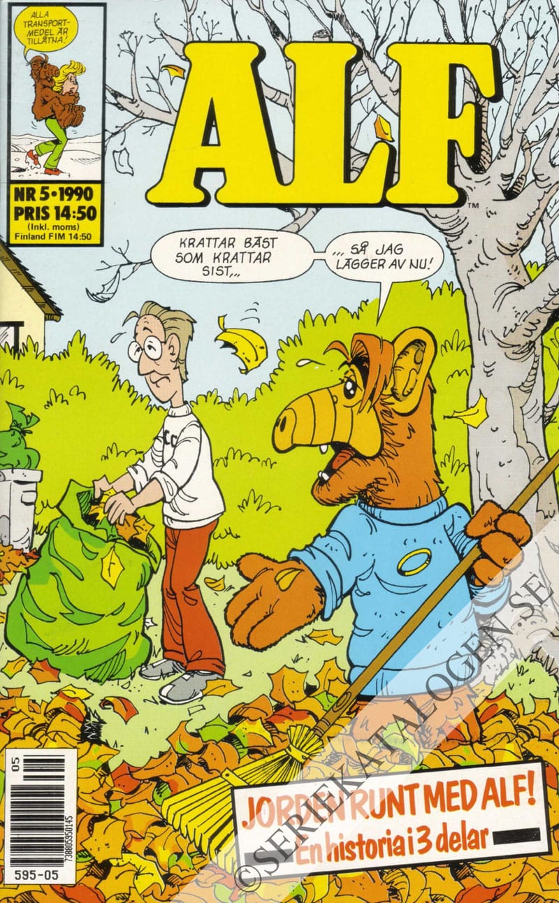 Framsida på Alf #5 (1990)