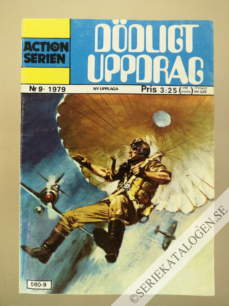 Framsida på Actionserien Dödligt uppdrag (1979)