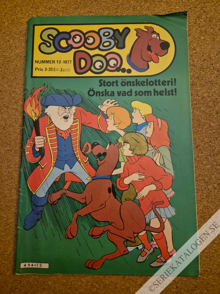 Framsida på Scooby Doo #13 (1977)