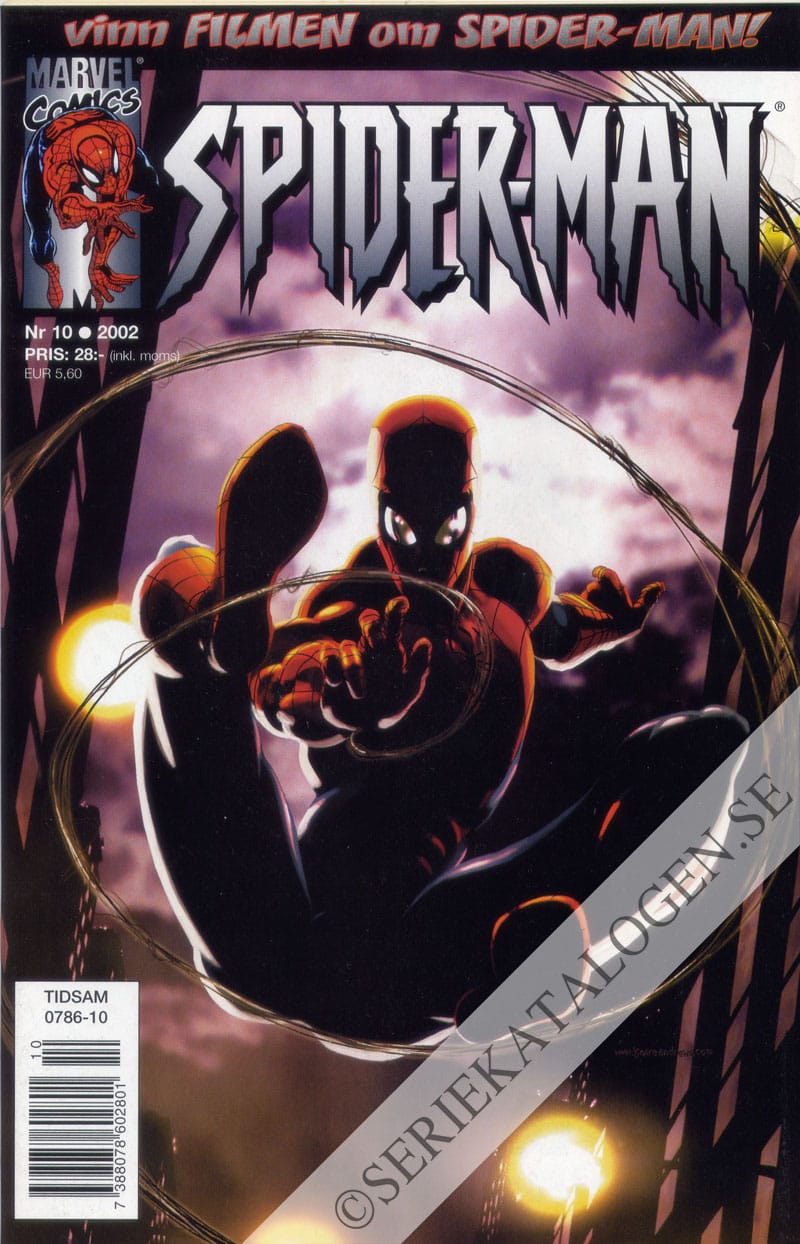 Framsida på Spider-Man #10 (2002)