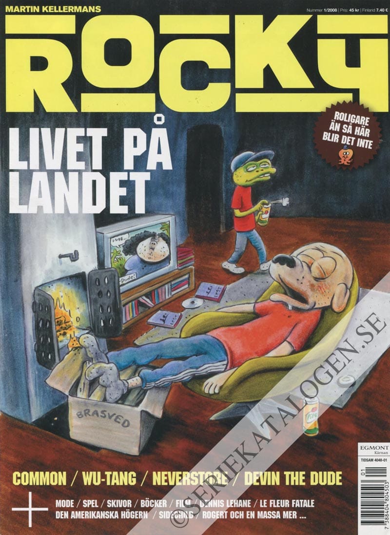 Framsida på Martin Kellermans Rocky Livet på landet (2008)