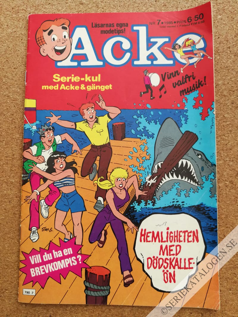 Framsida på Acke #7 (1985)