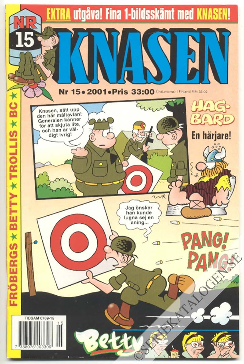 Framsida på Knasen #15 (2001)