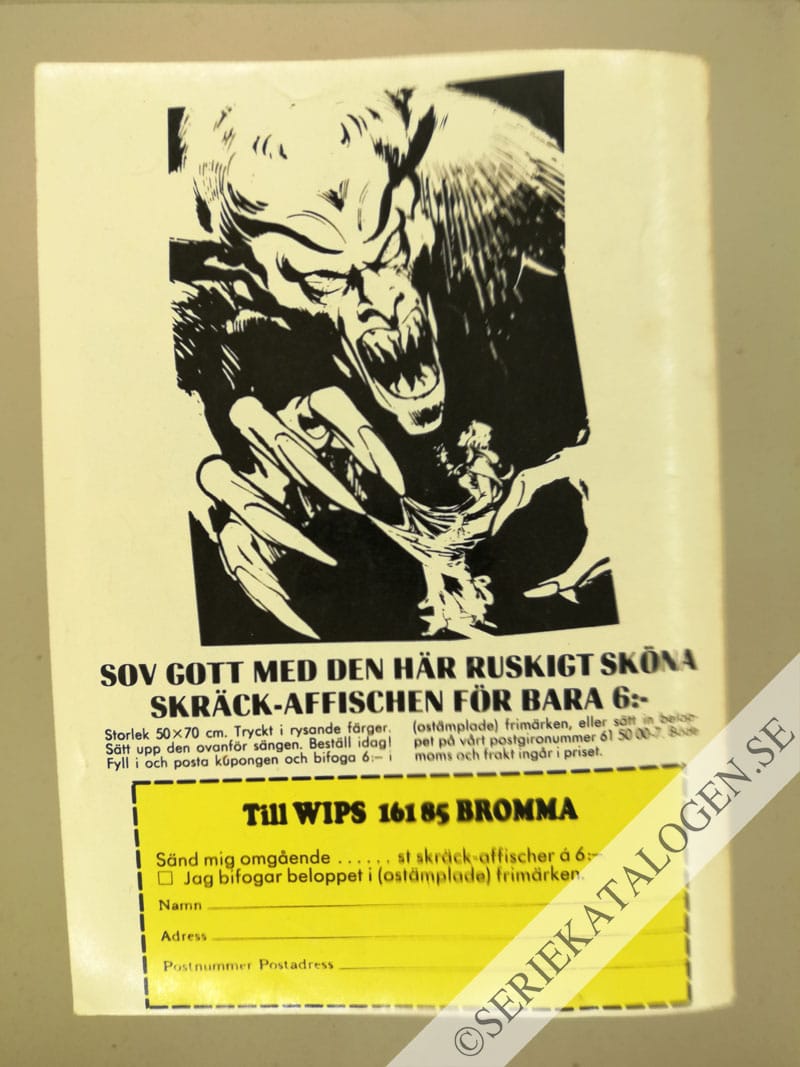 Baksida på Attack (1973)