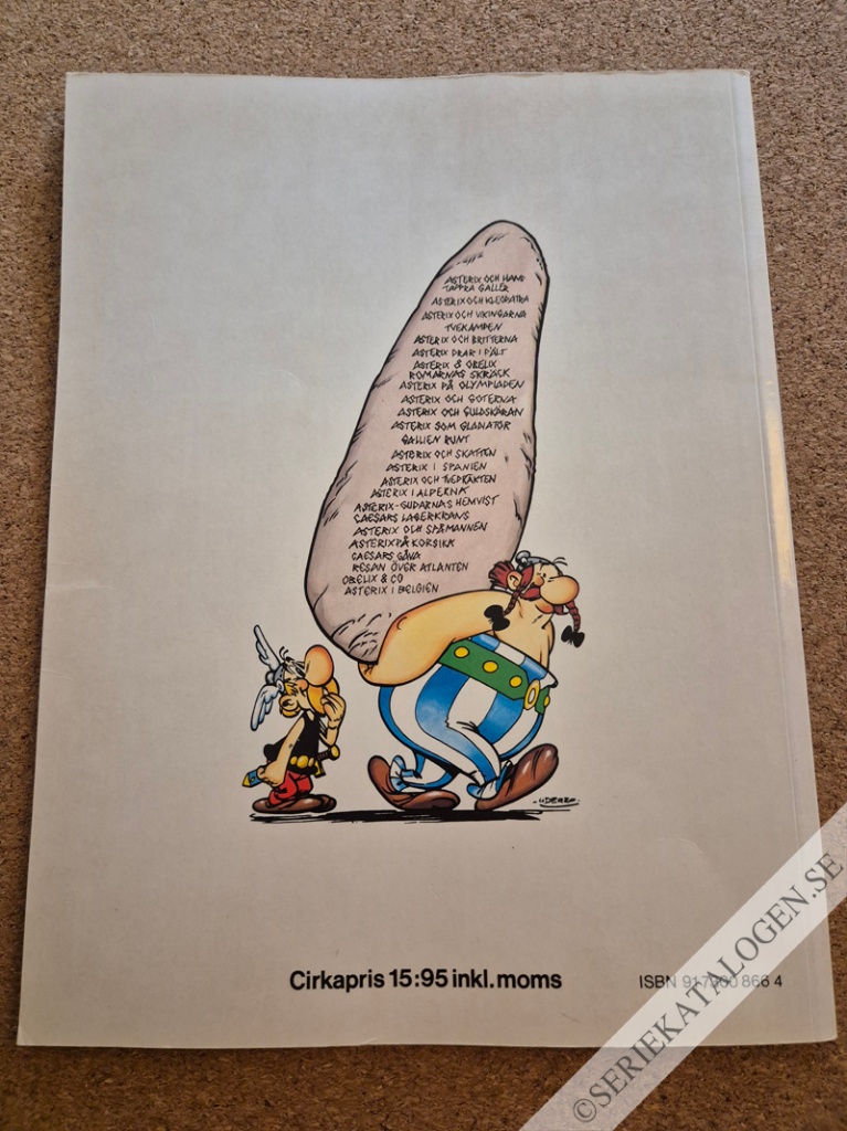 Baksida på Asterix och vikingarna (1980)