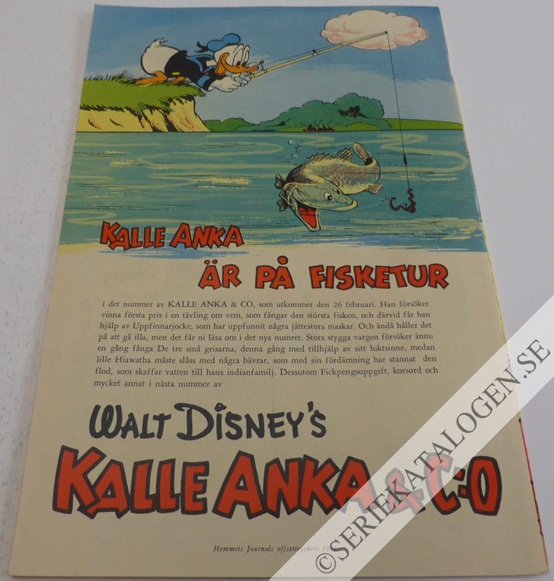 Baksida på Peter Pan och Kapten Krok (1954)