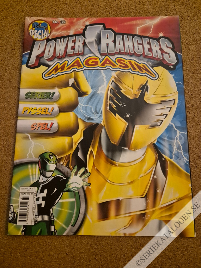 Framsida på Disney special Power Rangers (2007)