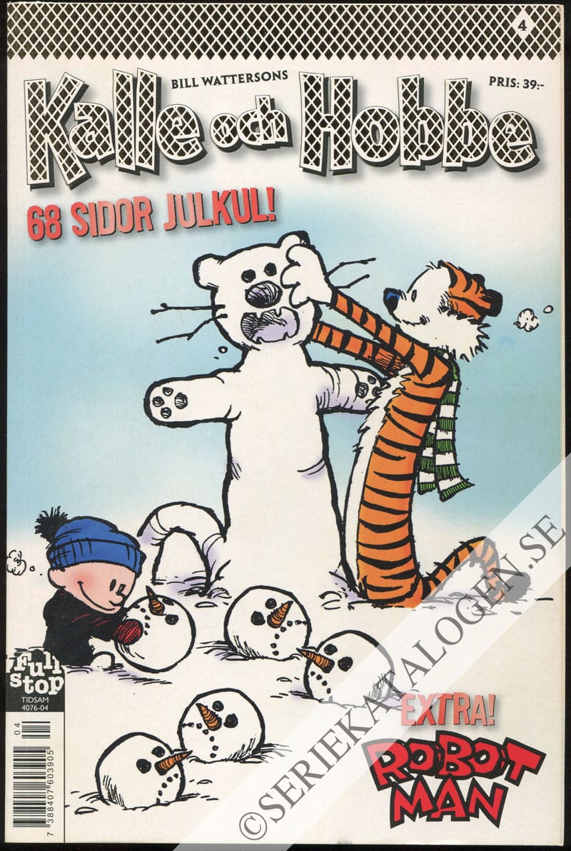 Framsida på Kalle och Hobbe #4 (2006)