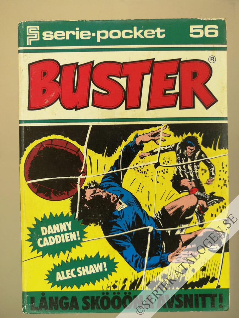 Framsida på Seriepocket #56 - Buster (1977)