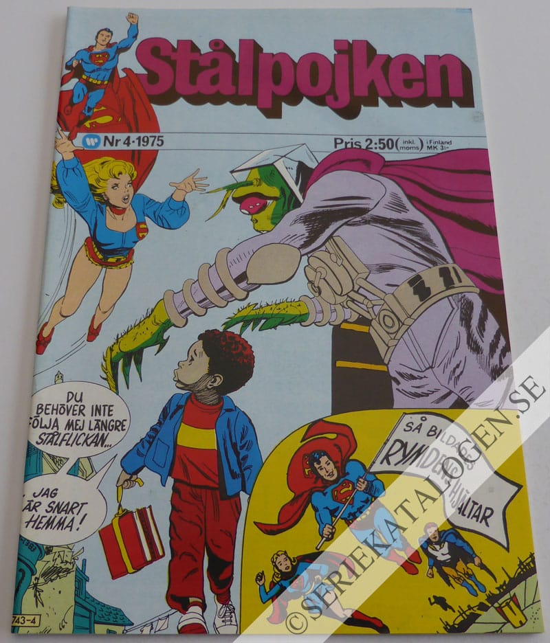 Framsida på Stålpojken #4 (1975)