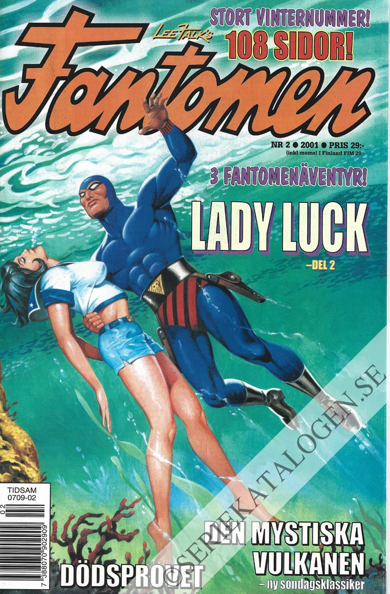 Framsida på Fantomen #2 (2001)
