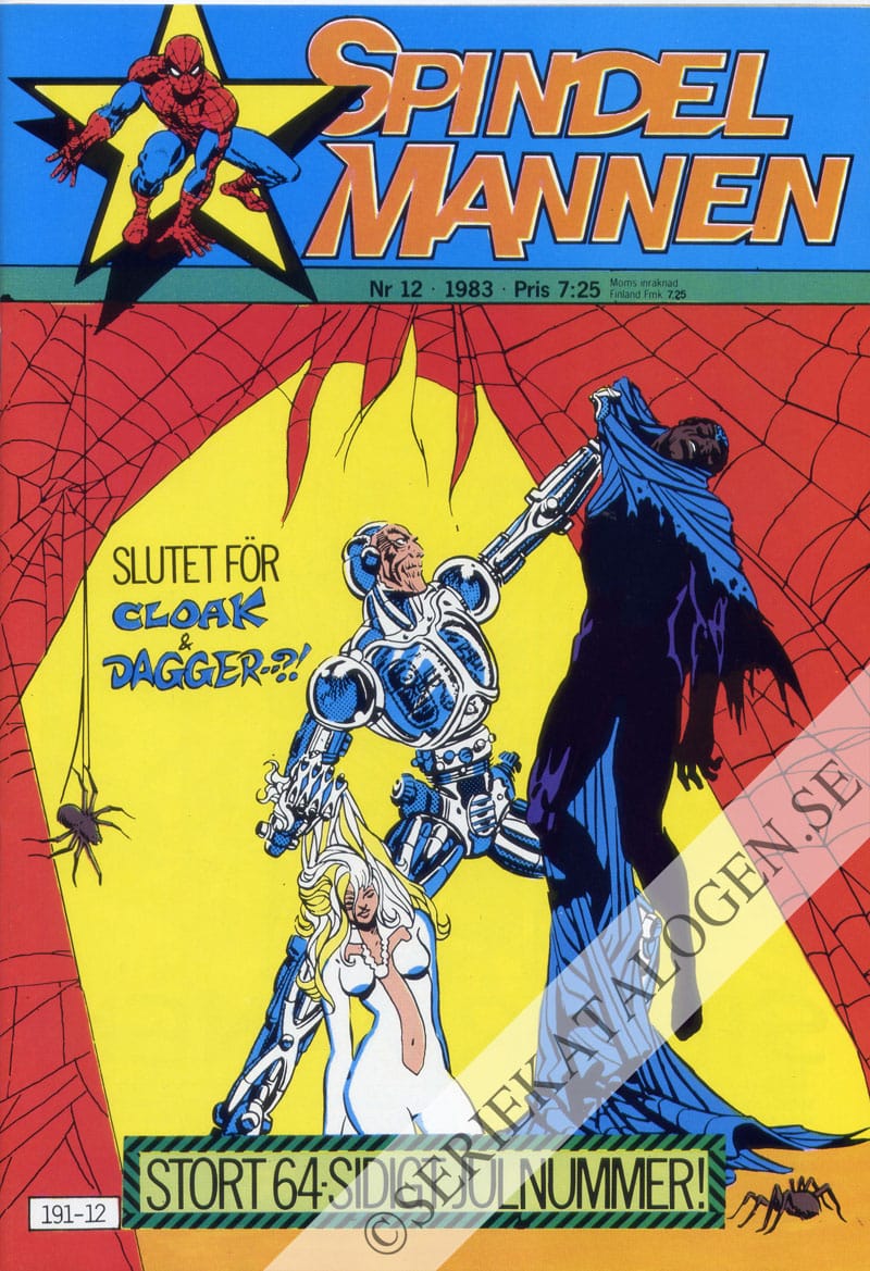 Framsida på Spindelmannen #12 (1983)