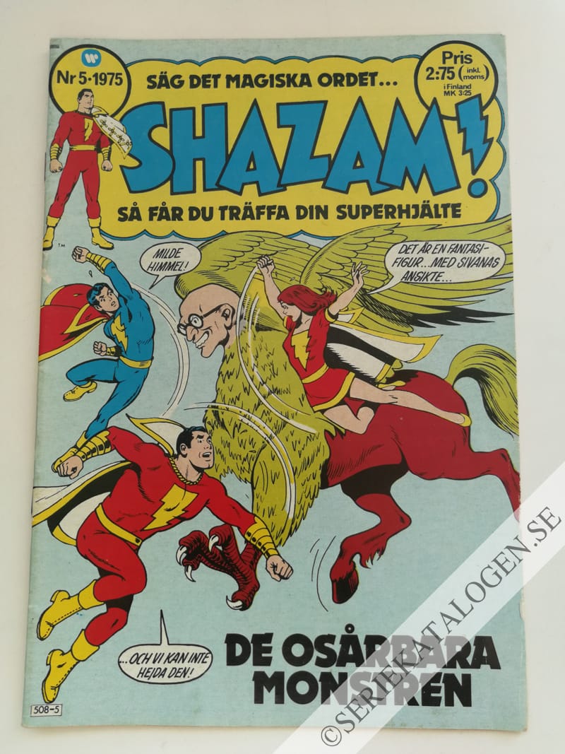 Framsida på SHAZAM! #5 (1975)