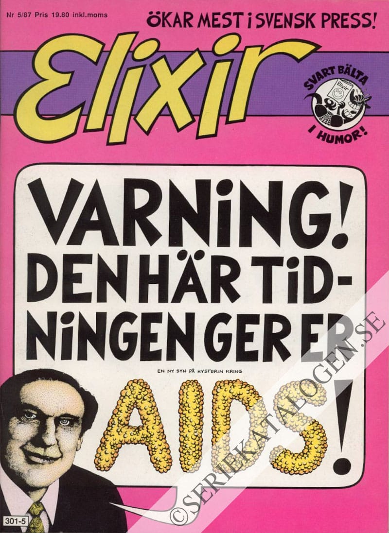 Framsida på Elixir #5 (1987)