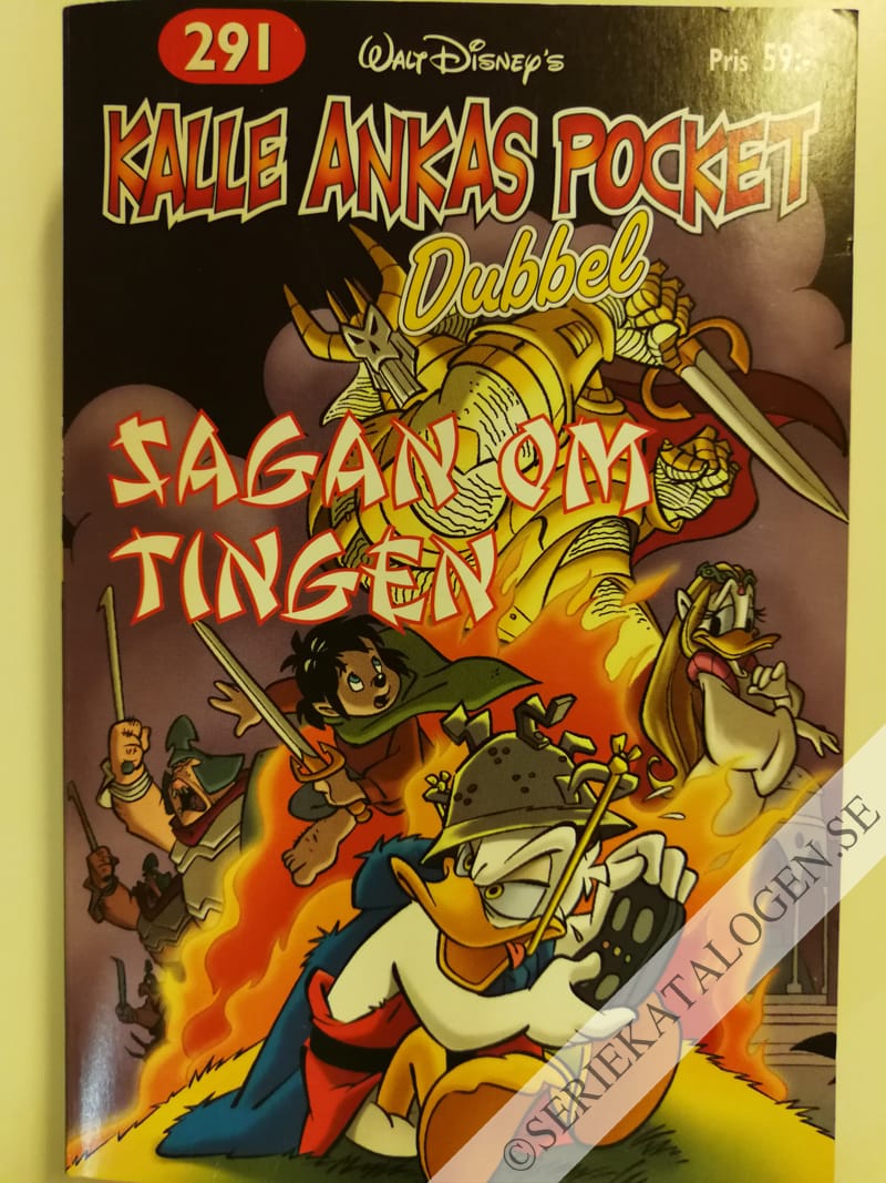 Framsida på Kalle Ankas pocket #291 - Sagan om tingen (2003)