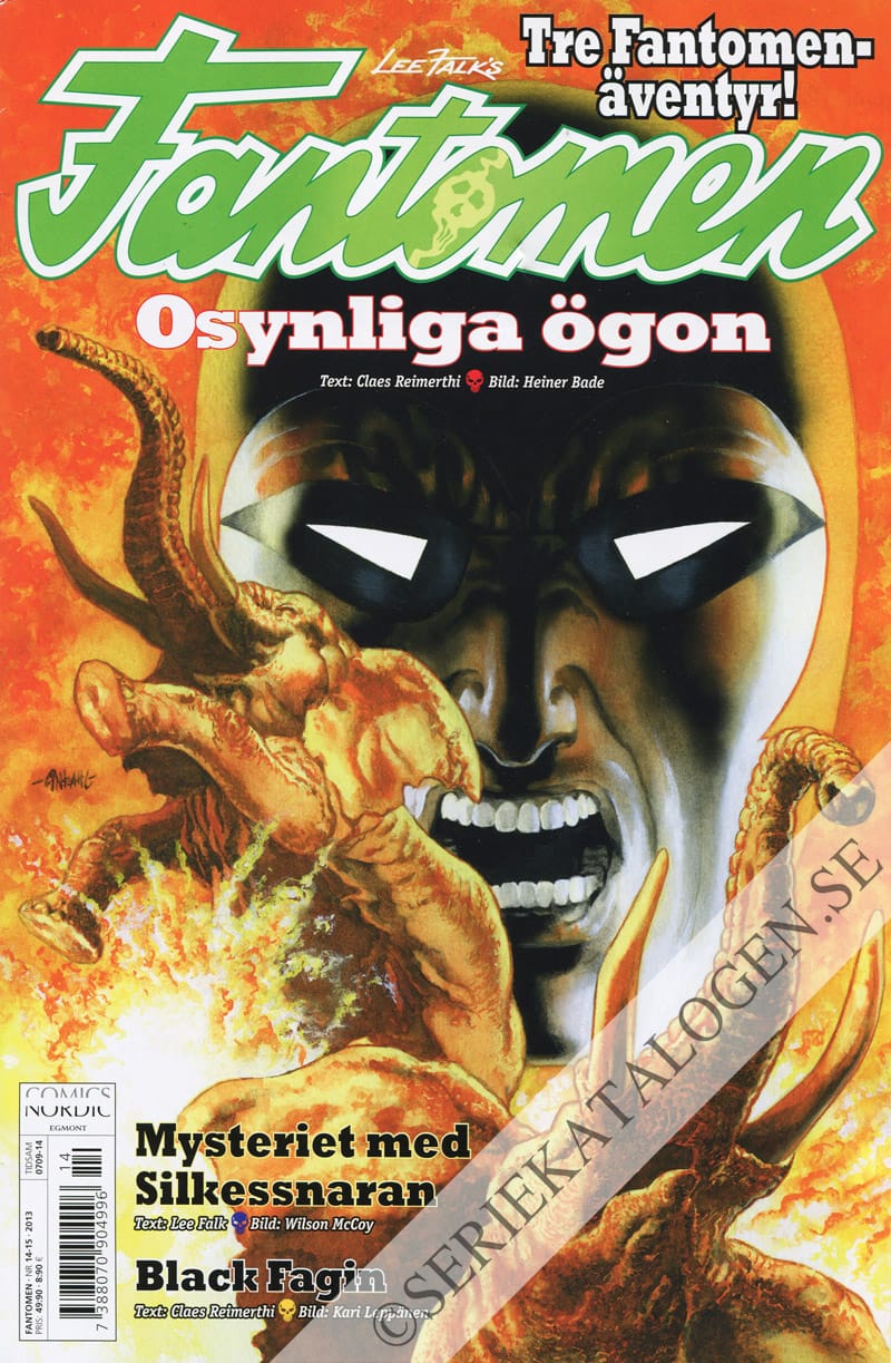 Framsida på Fantomen #14-15 (2013)