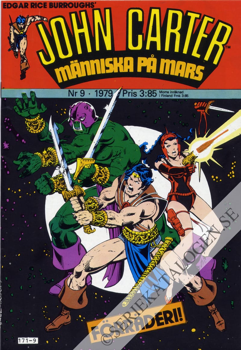 Framsida på John Carter Förräderi! (1979)