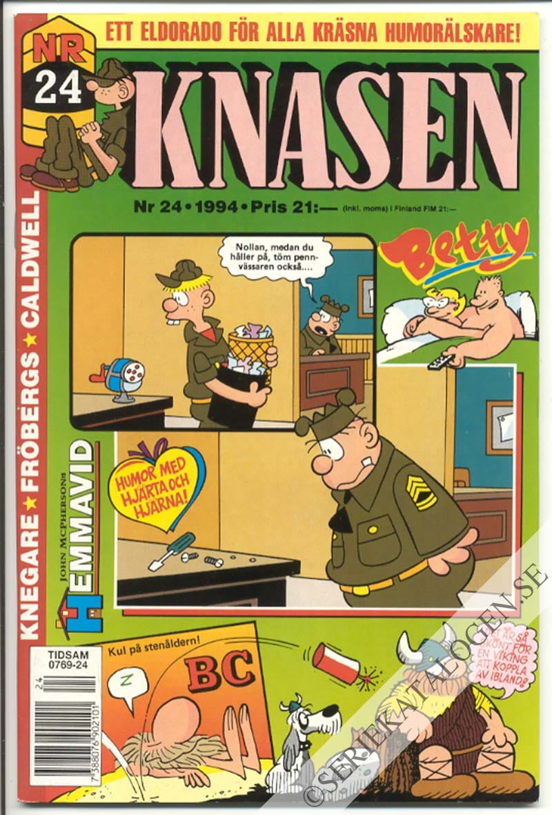 Framsida på Knasen #24 (1994)