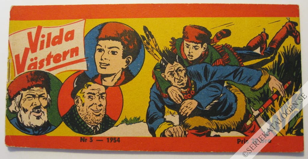 Framsida på Vilda Västern #3 (1954)
