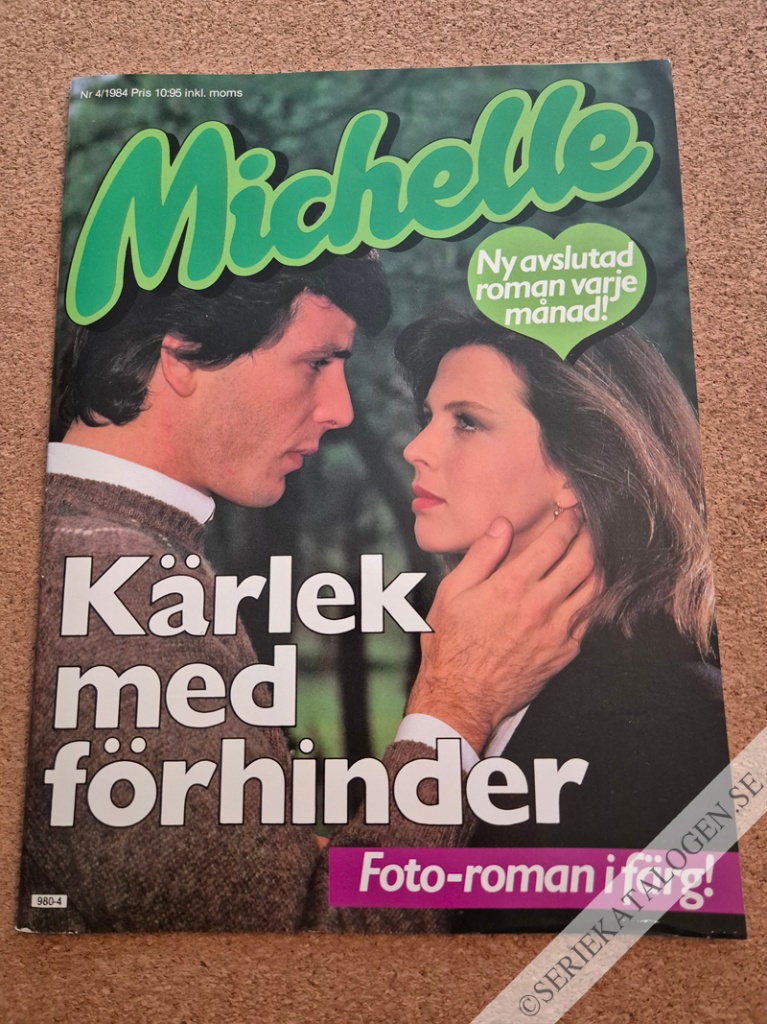 Framsida på Michelle Kärlek med förhinder (1984)