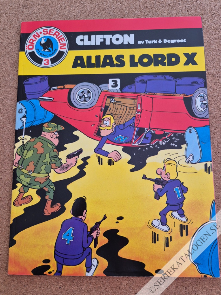 Framsida på Clifton Alias Lord X (1983)